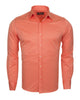 Peach Plain Double Cuffed Shirts