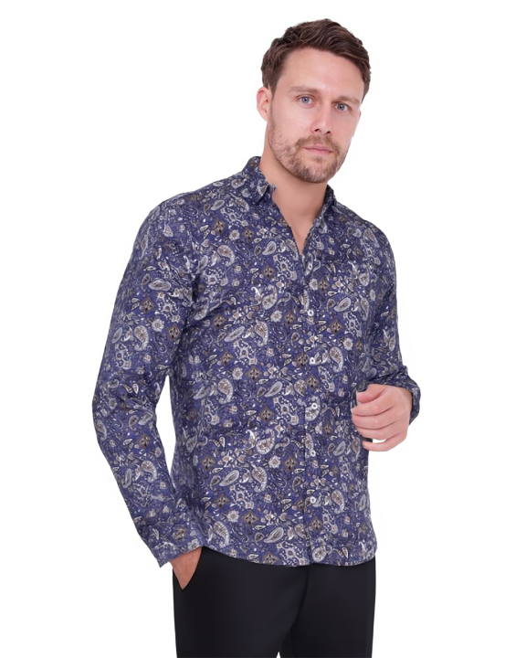 Paisley Print Pure Cotton Shirt