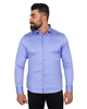 Blue Non Iron Plain Shirt