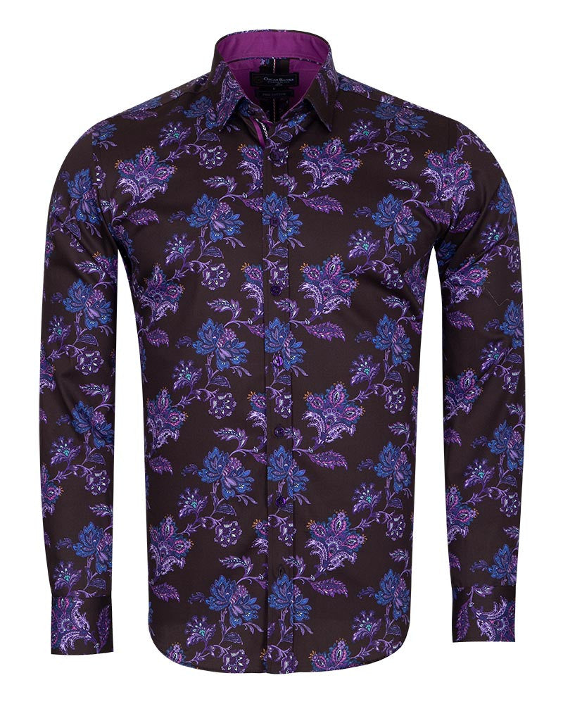 Paisley Floral Print Pure Cotton Shirt