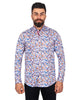 Retro Floral Pure Cotton Print Shirt