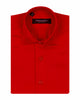 Orange Classic Boys Plain Luxury Long Sleeve Shirt