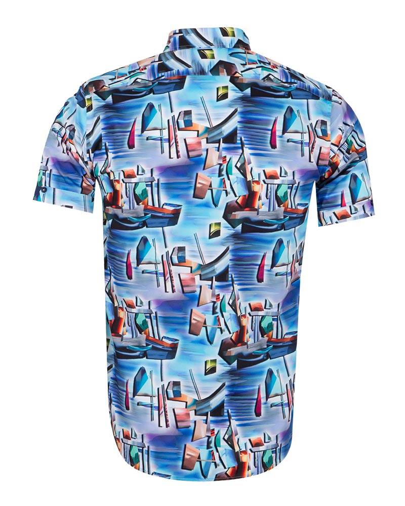 Spectrum Print Short Sleeve Shirt